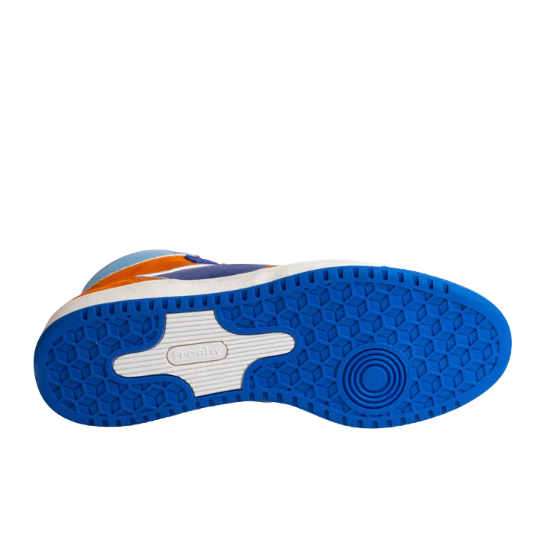 Bounce High-Top Sneakers | Orange and Blue - Image 6