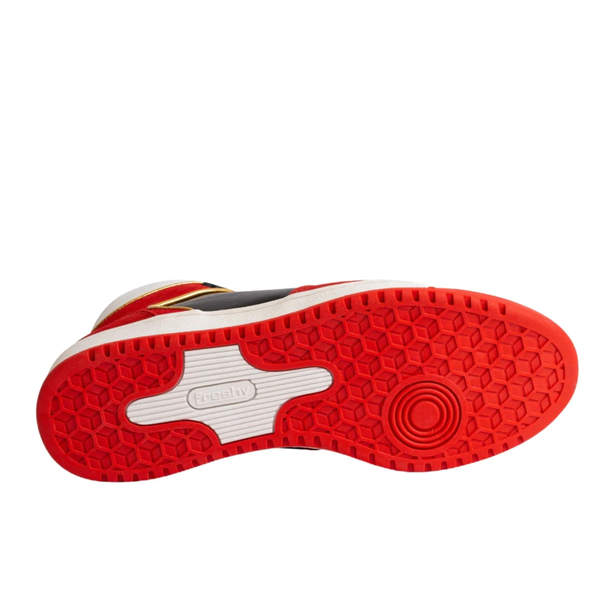 Bounce High-Top Sneakers | Red and Black - Image 6