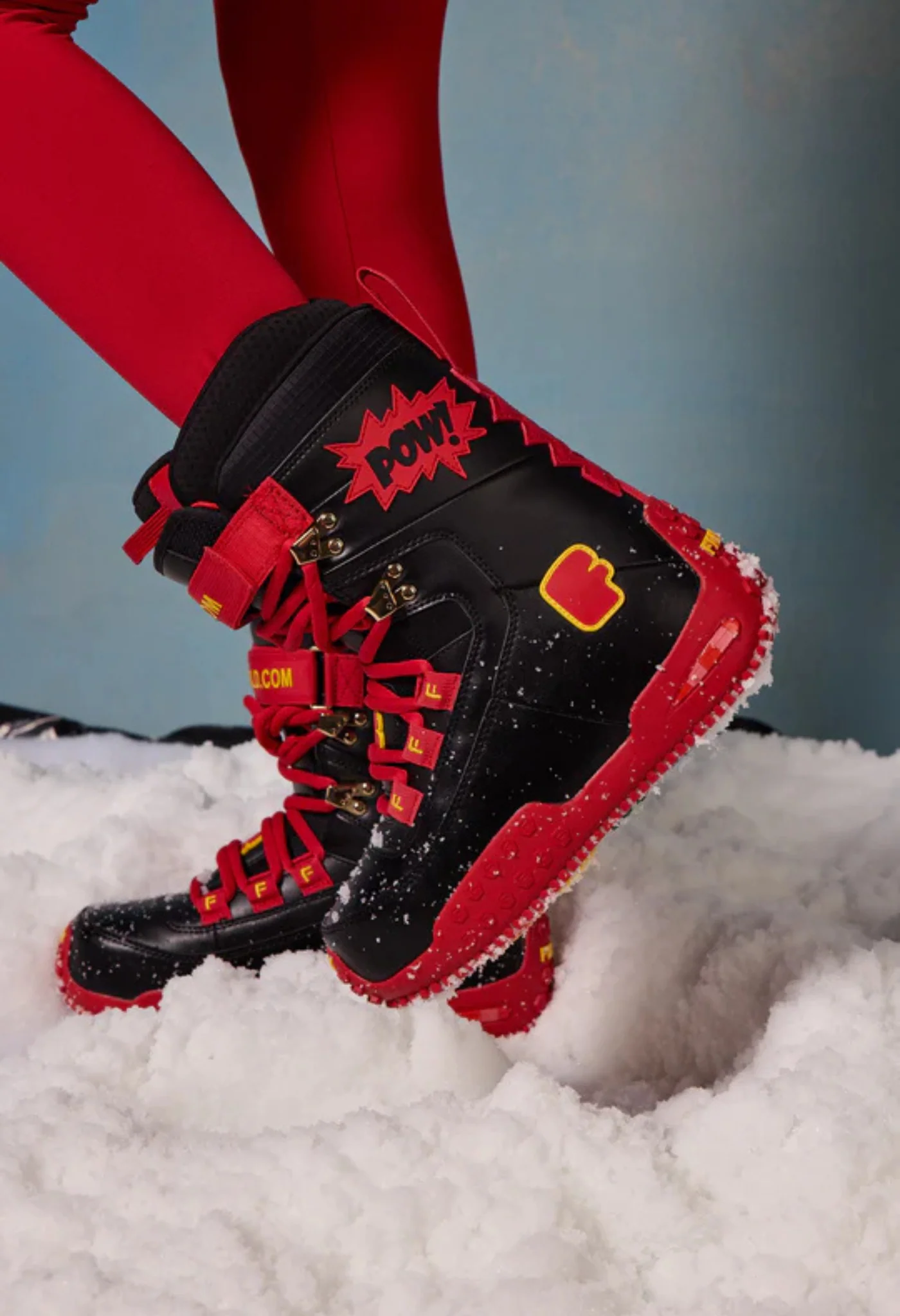 Pow Stomps Snowboard Boots | Black - Image 10