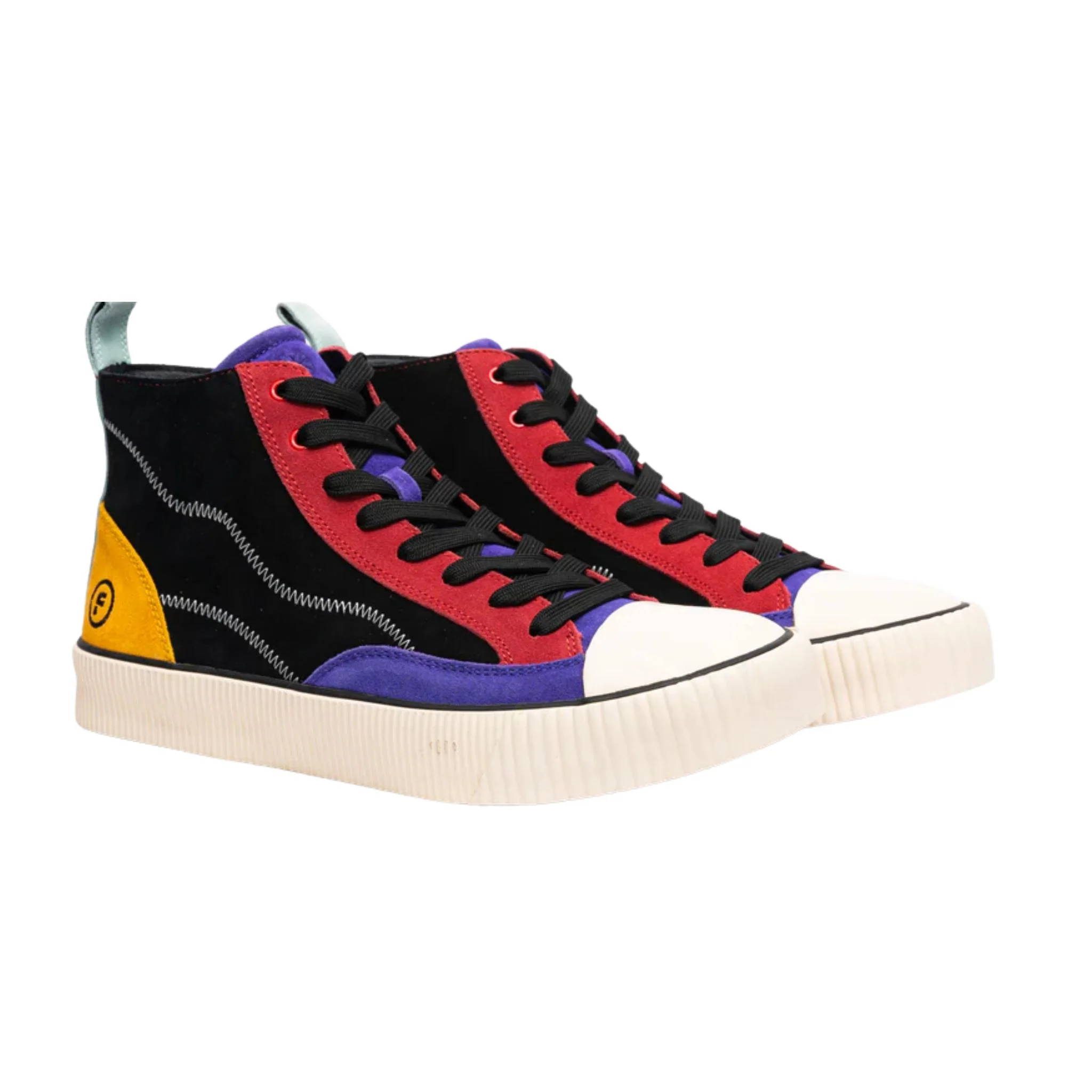 Vulcan High-Top Sneakers | Black - Image 2