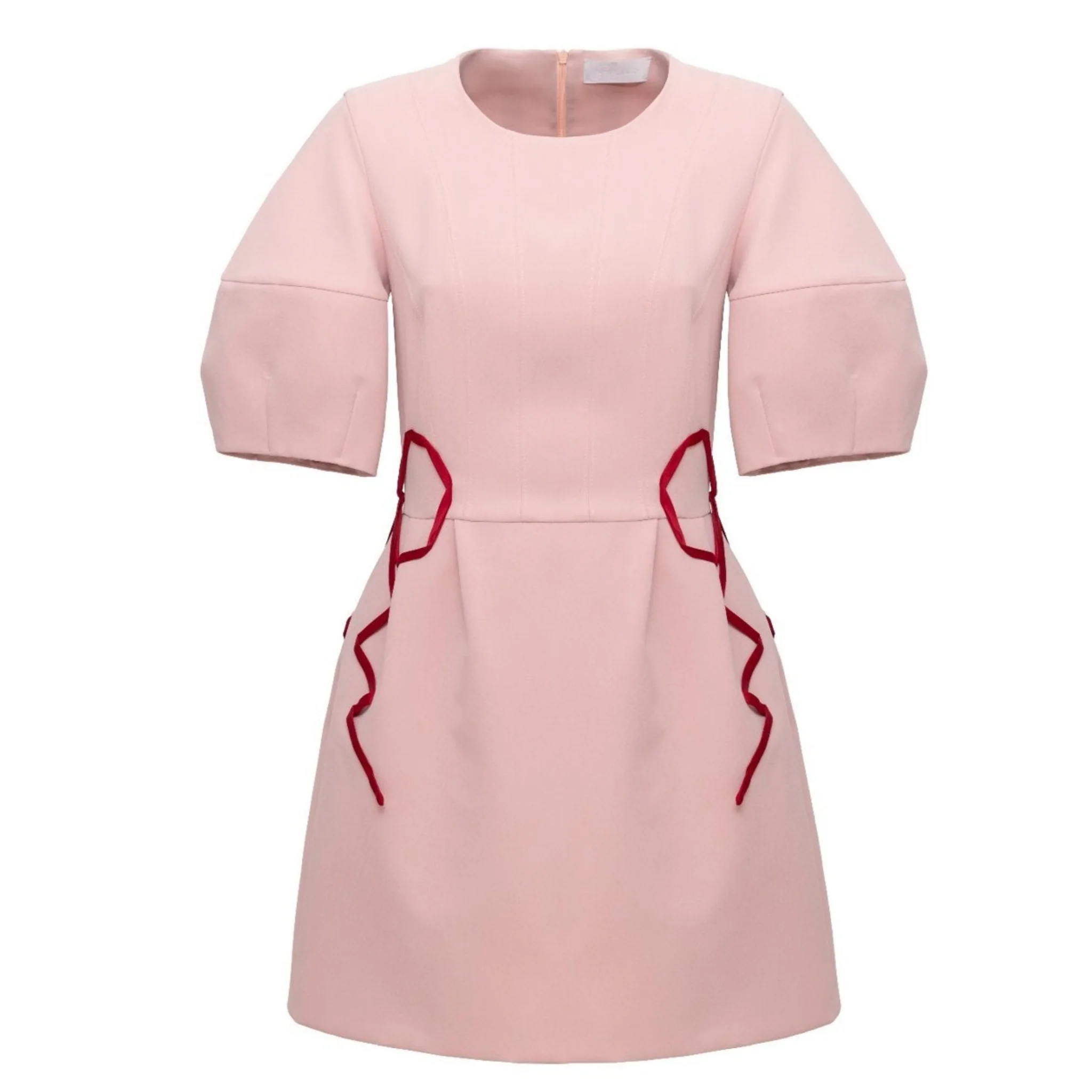 Blush Bow Mini Dress