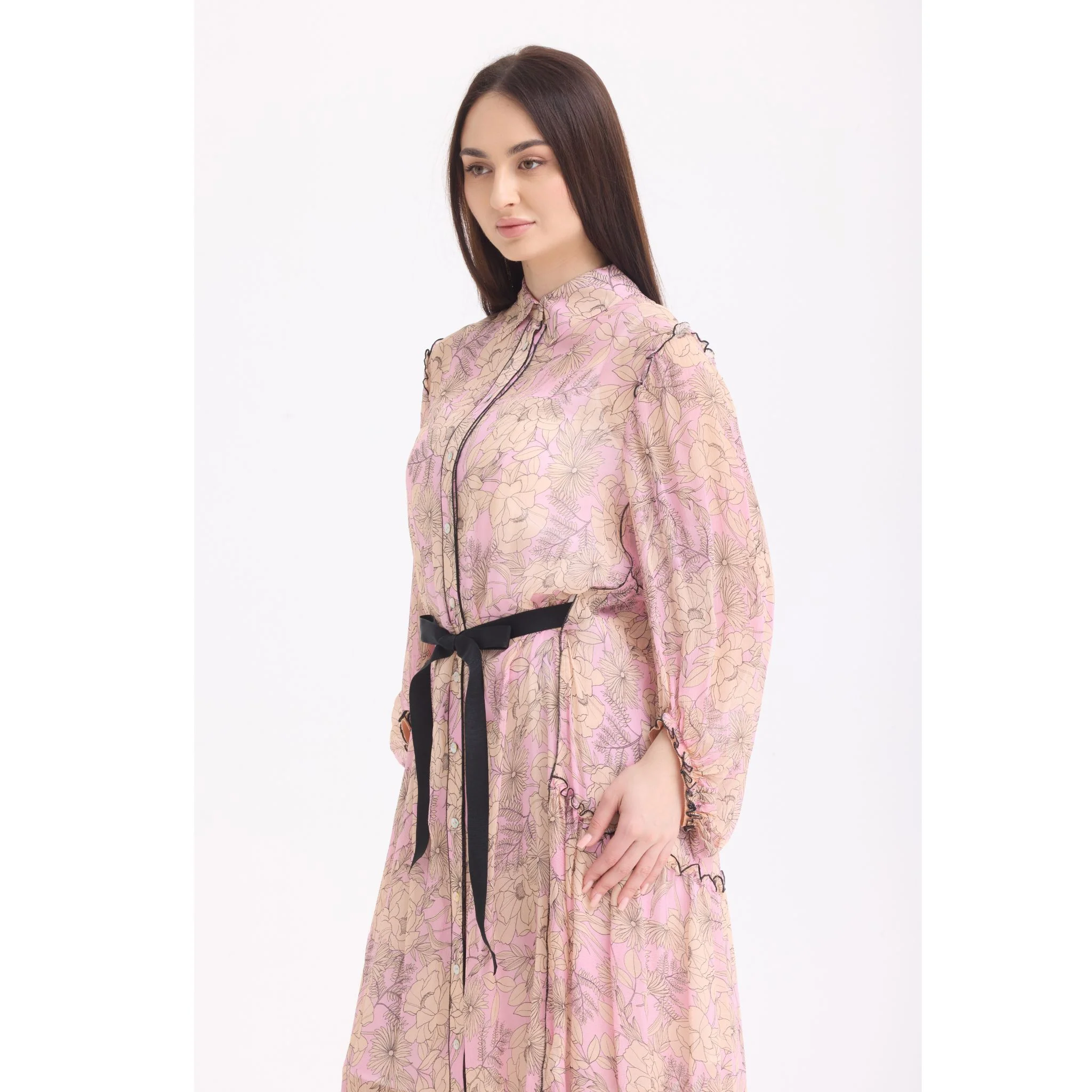 Blush Garden Maxi Dress - Image 3
