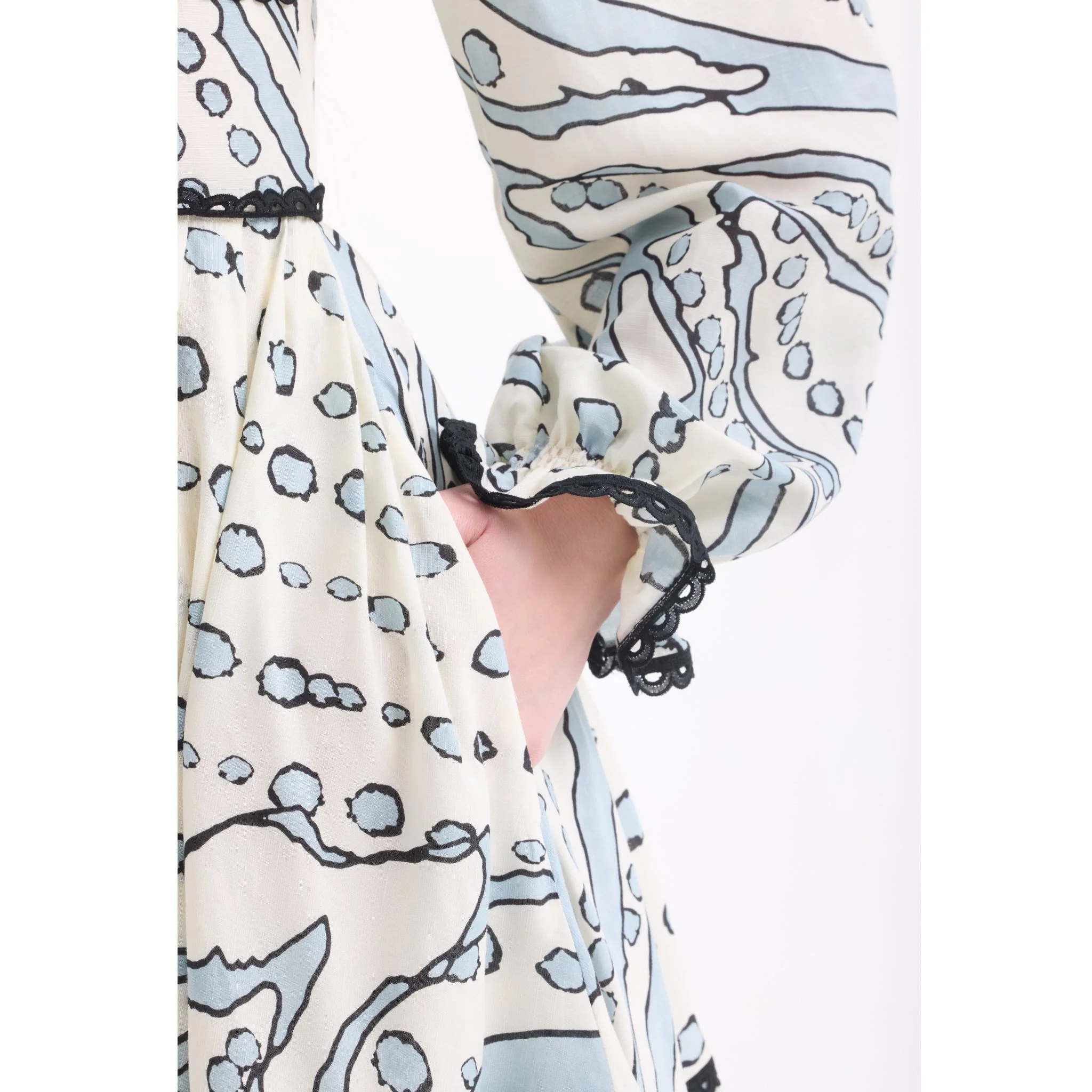 Long Sleeve Octavia Print Dress - Image 4