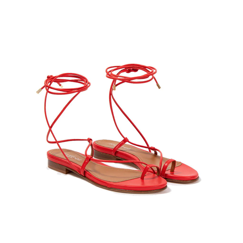 Gladiator Red Nappa Sandal - Image 2