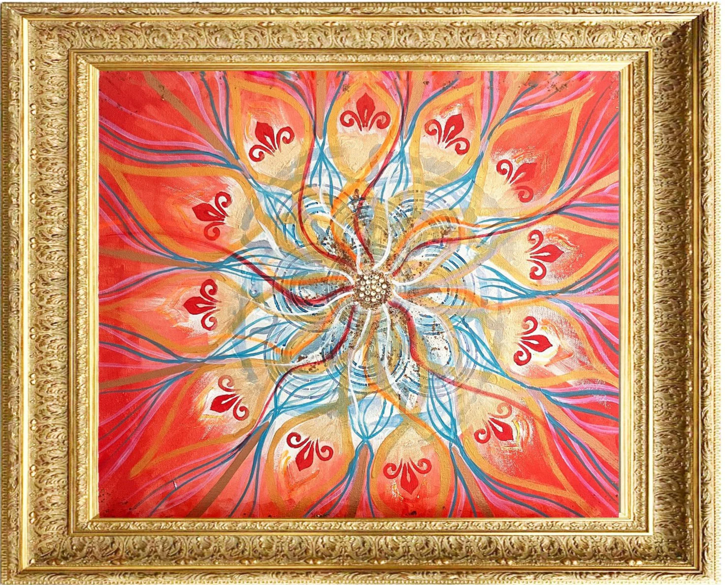 Mandala from Water to Fire | Painting