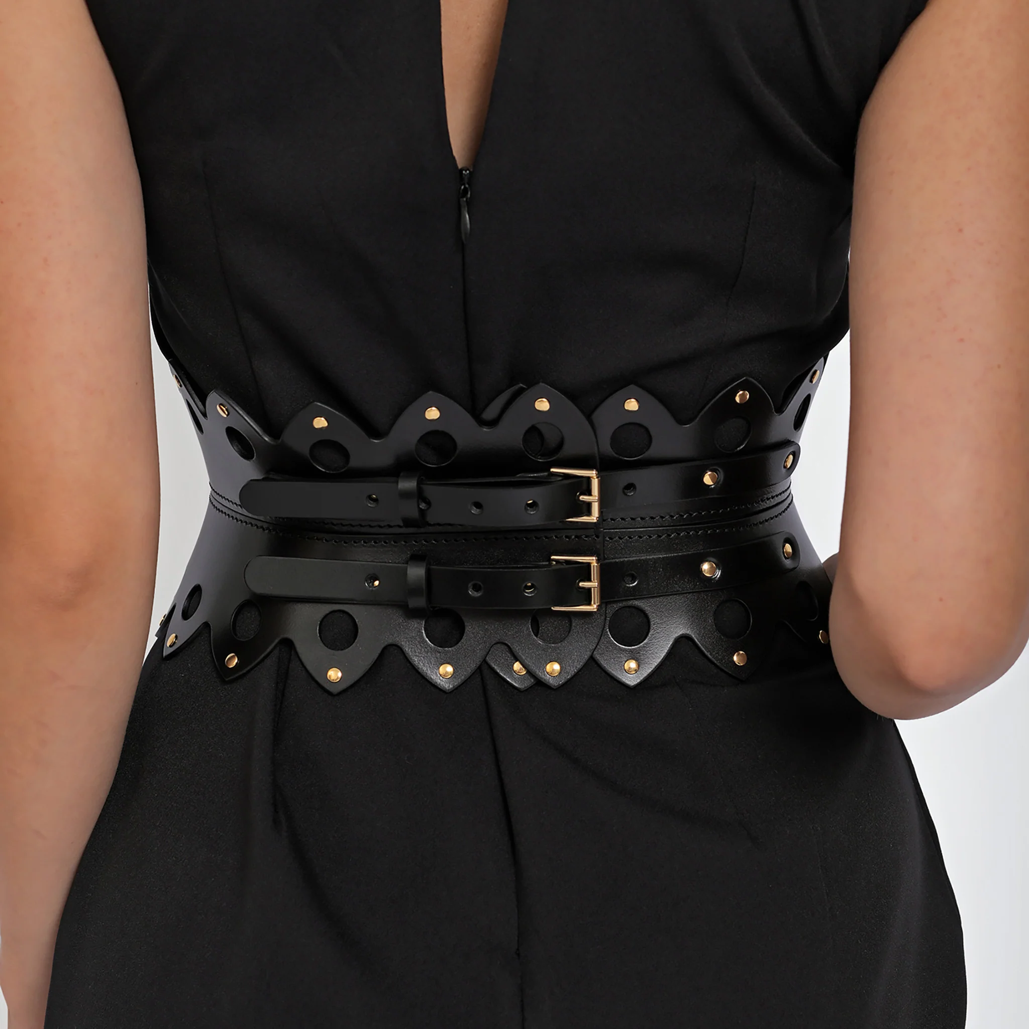 Black Embellished Corset Belt - Image 5
