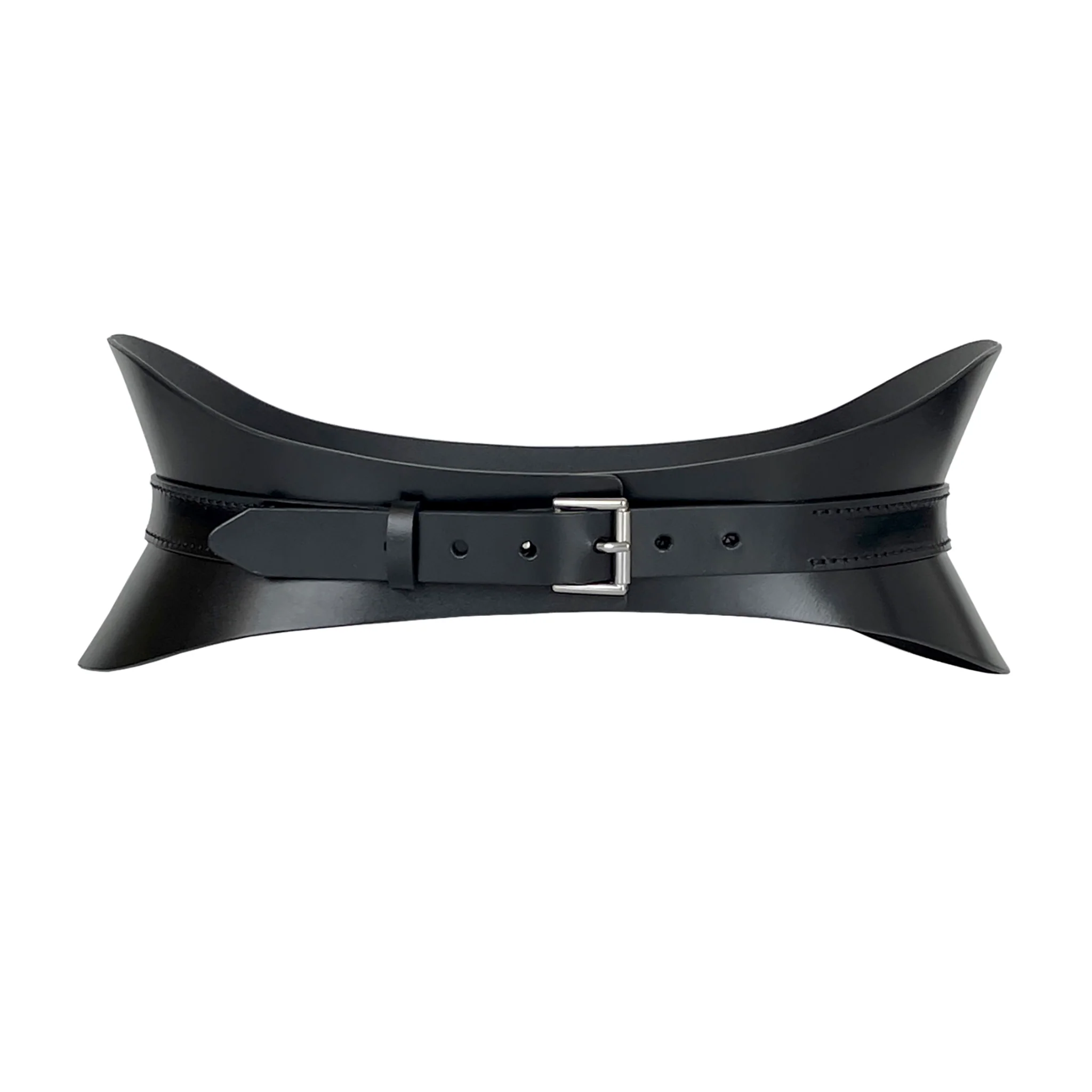 Crescent Leather Corset Belt