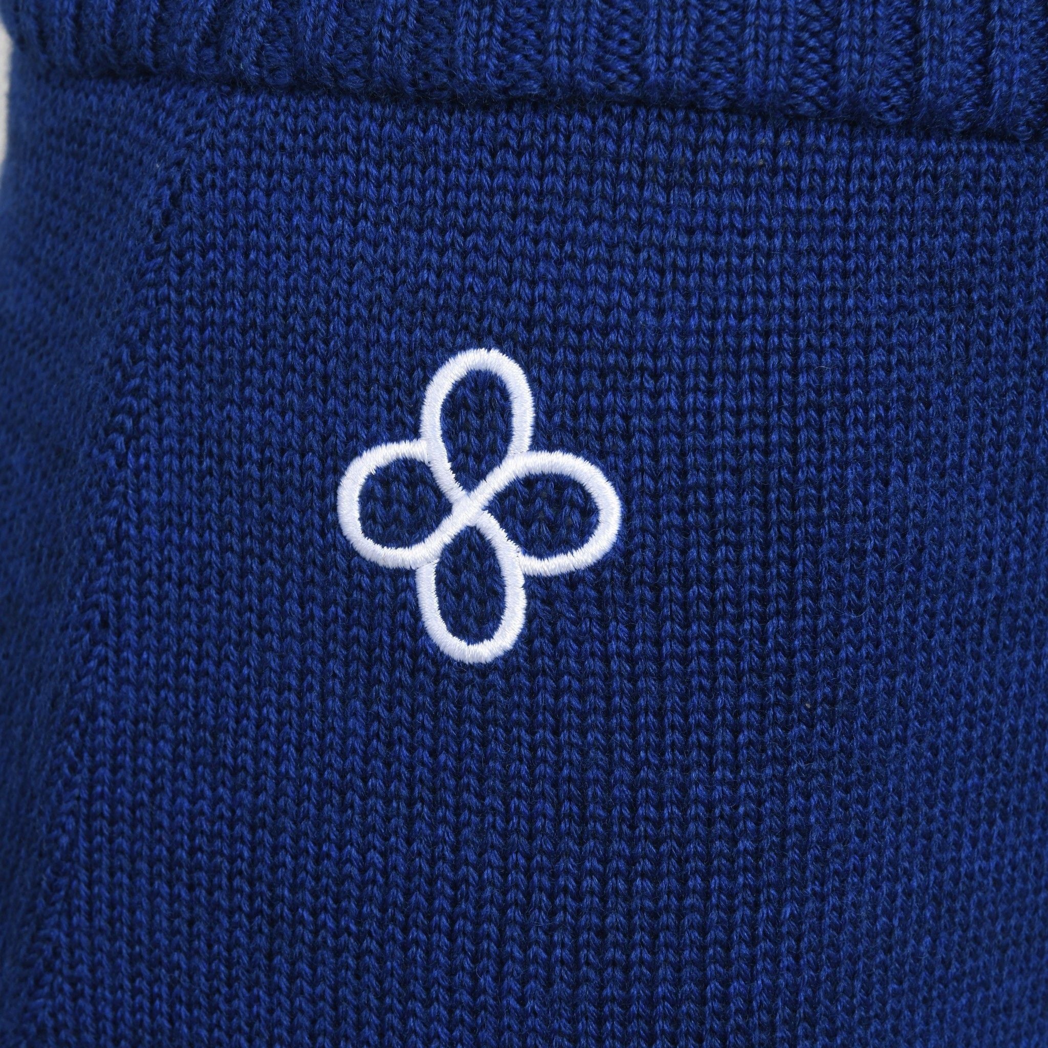 Ivory Merino Wool Flared Knit Pants - Image 5
