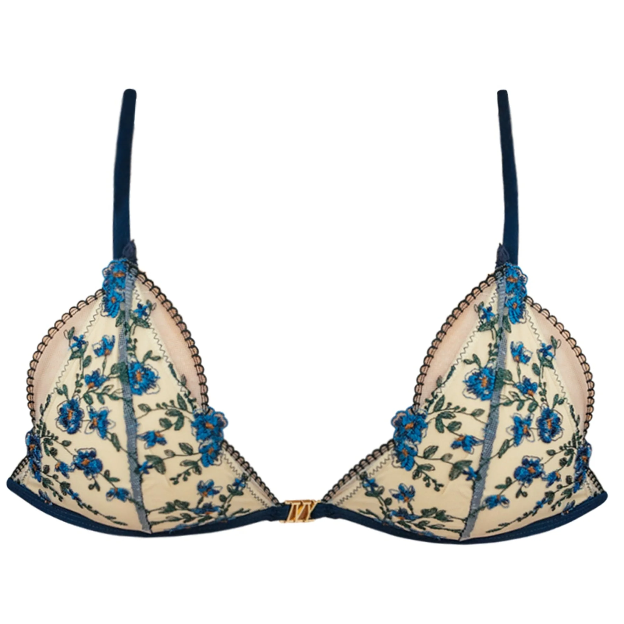 Bluebell in Navy Lace Top