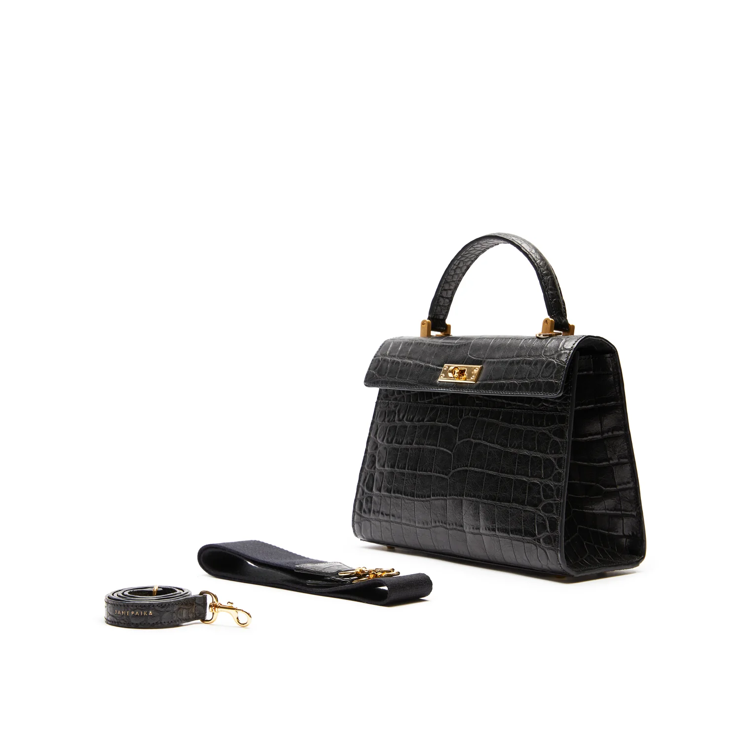 Jade Black Croc Small - Image 4