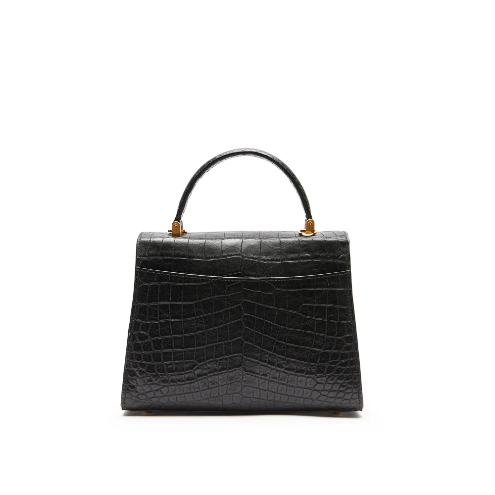 Jade Black Croc Small - Image 7