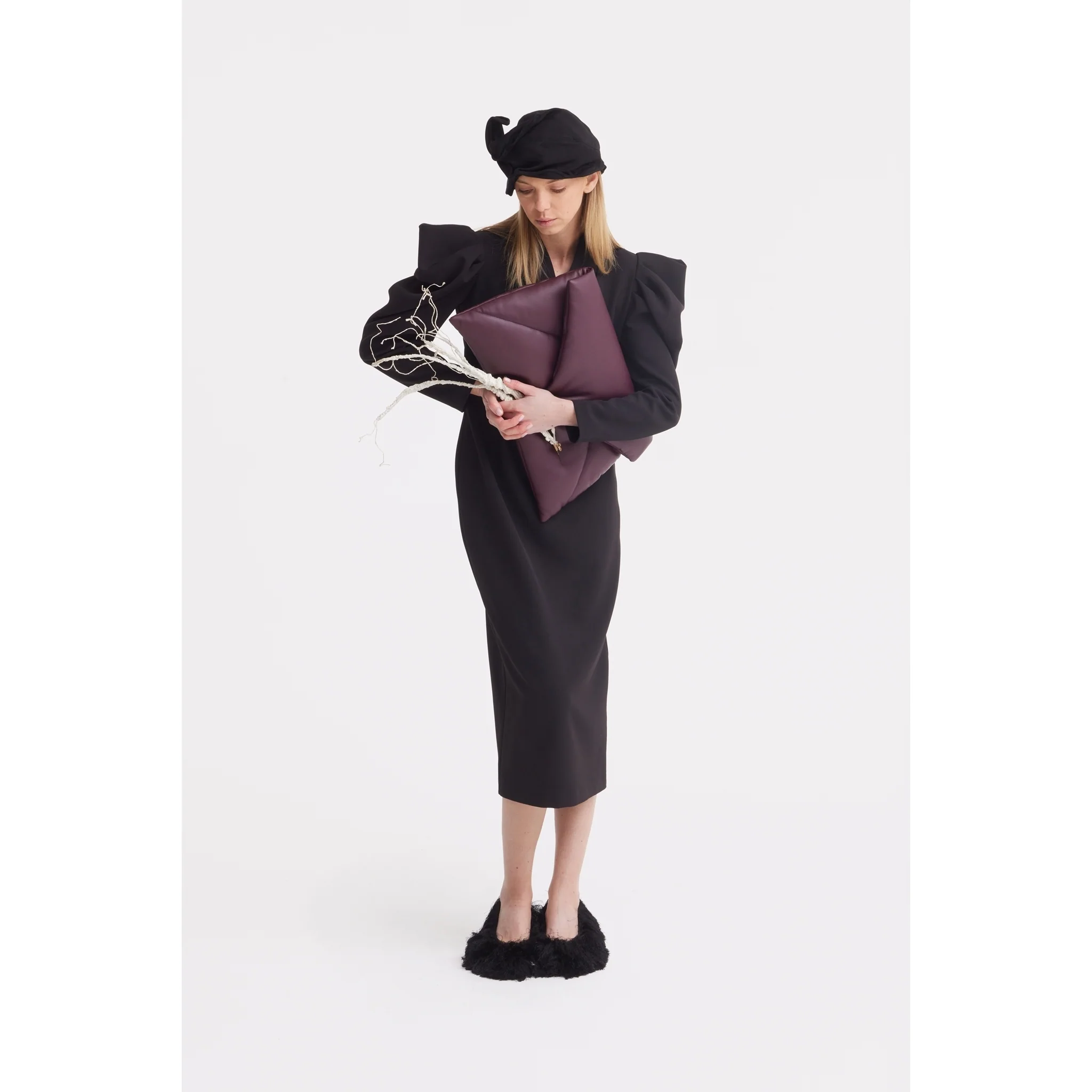 Headpiece - Evening Mini Hat Style - Black - Image 5