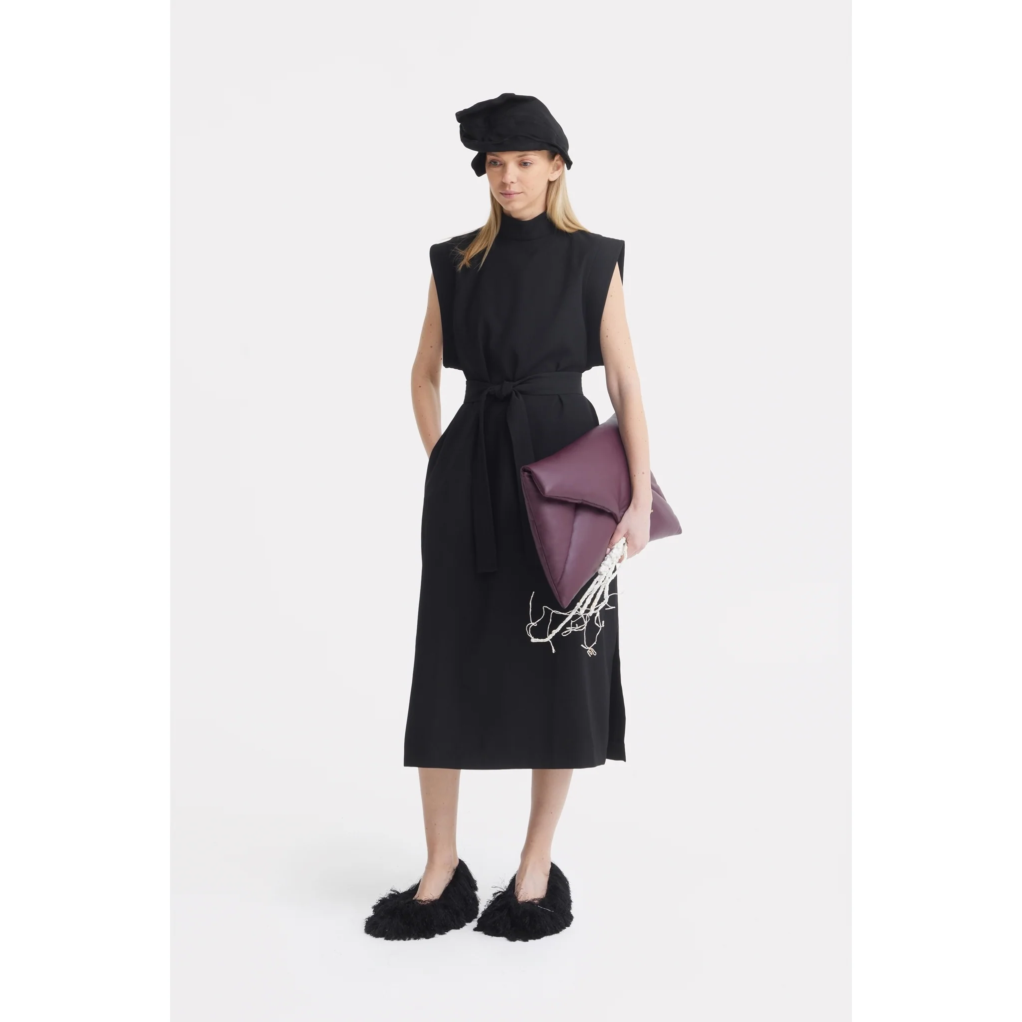 Headpiece - Evening Mini Hat Style - Black - Image 9