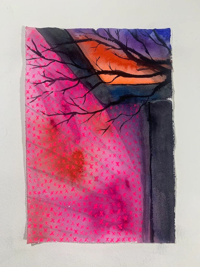 House Sunset | Painting