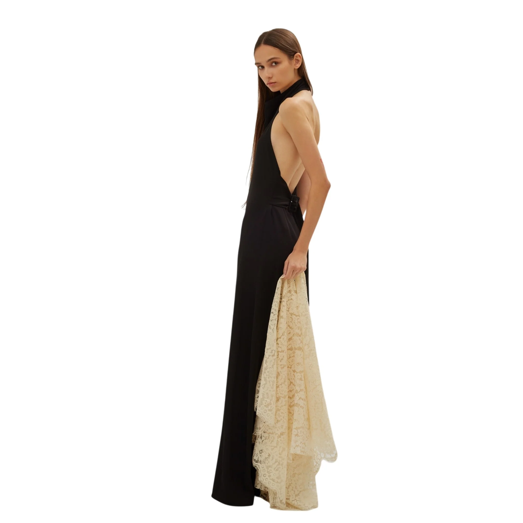 Black Column Dress - Image 5