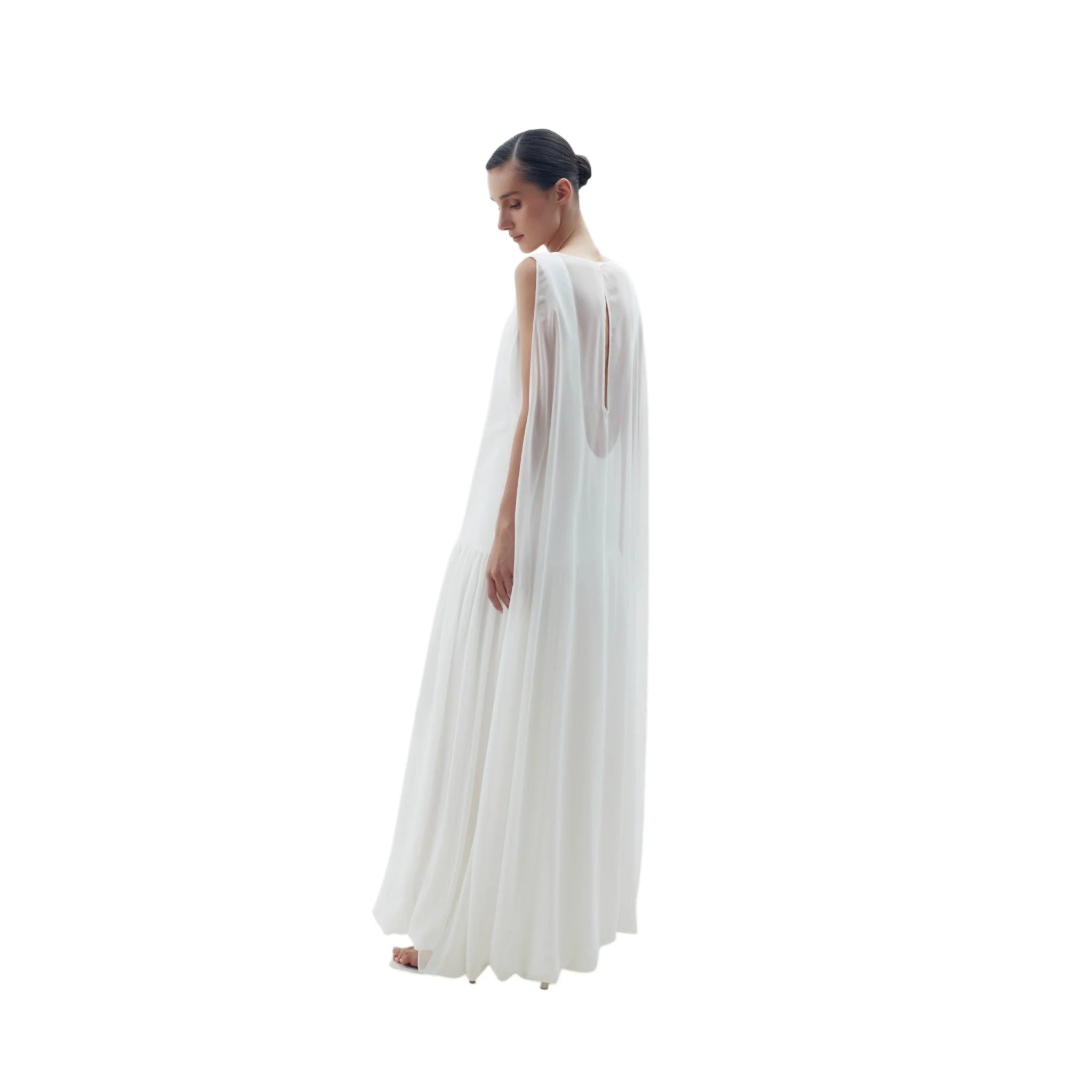 Off-White Cape Cloud Midi Dress - Image 3