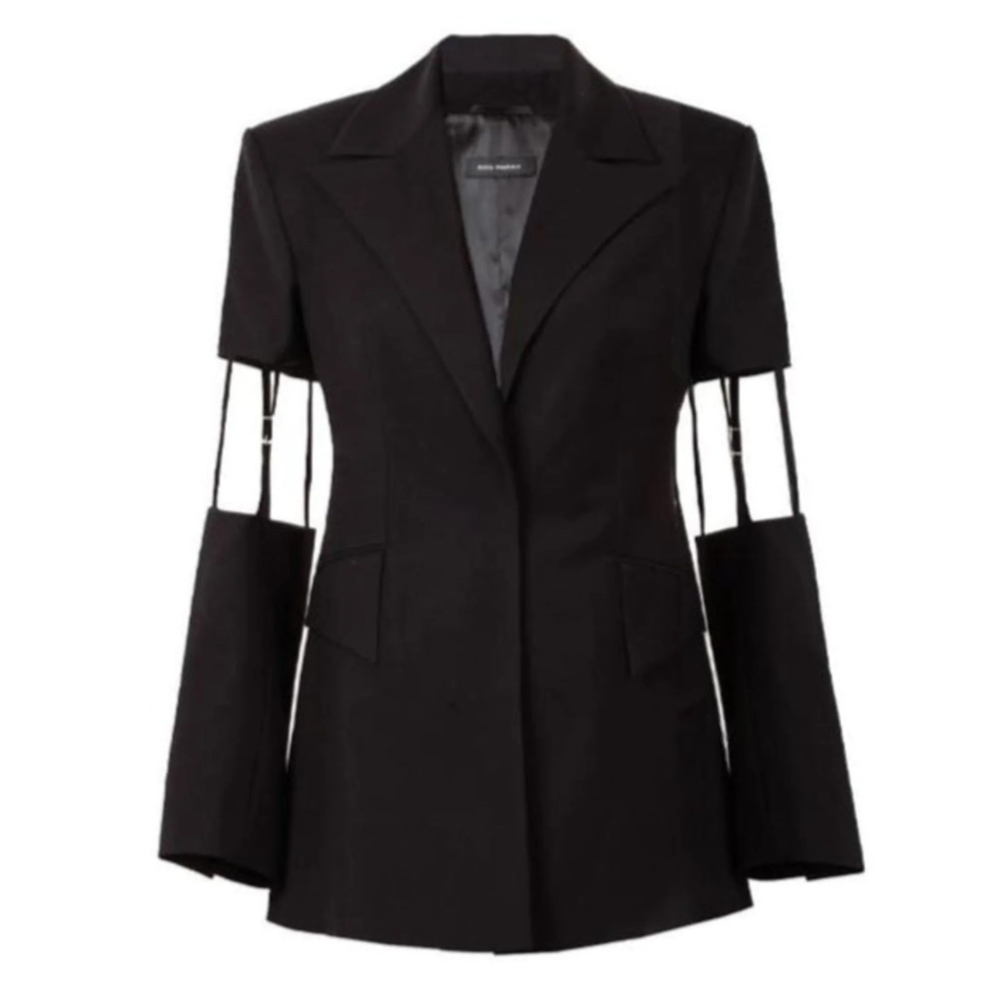 Suspender-Style Blazer