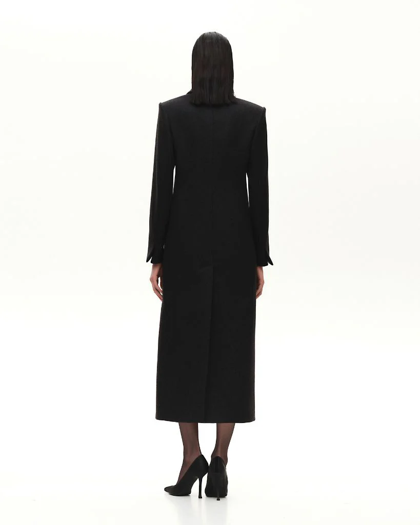Wool Coat with Gold Accents - Image 3