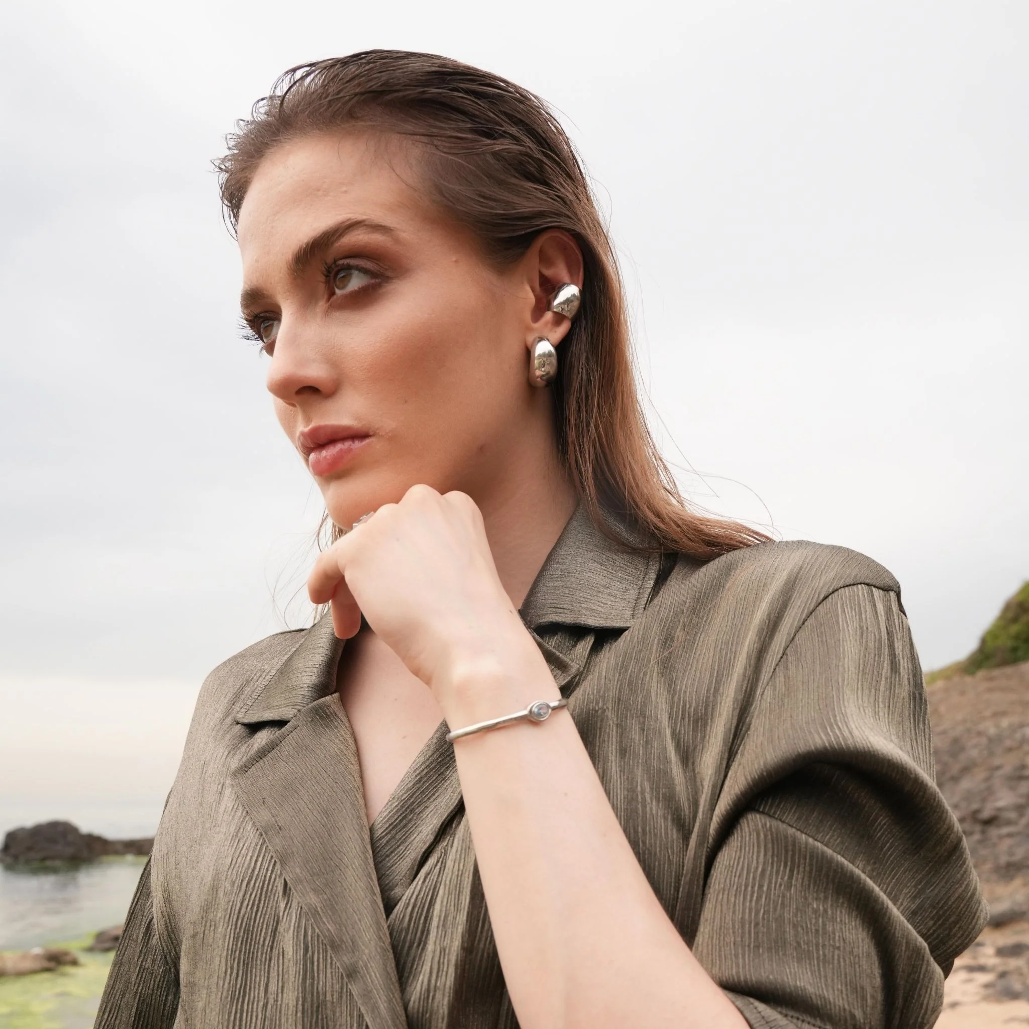 Big Ear Cuff | Silver - Image 2