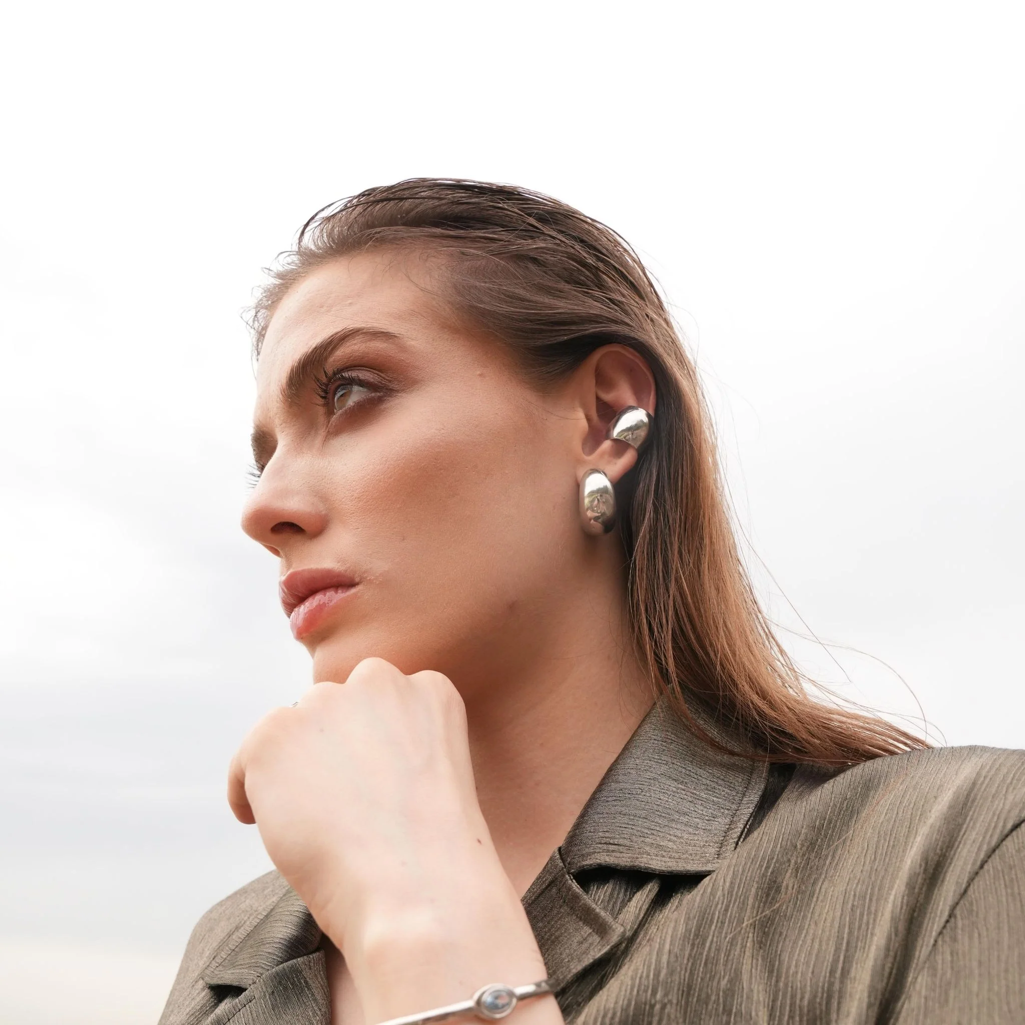 Big Ear Cuff | Silver - Image 3