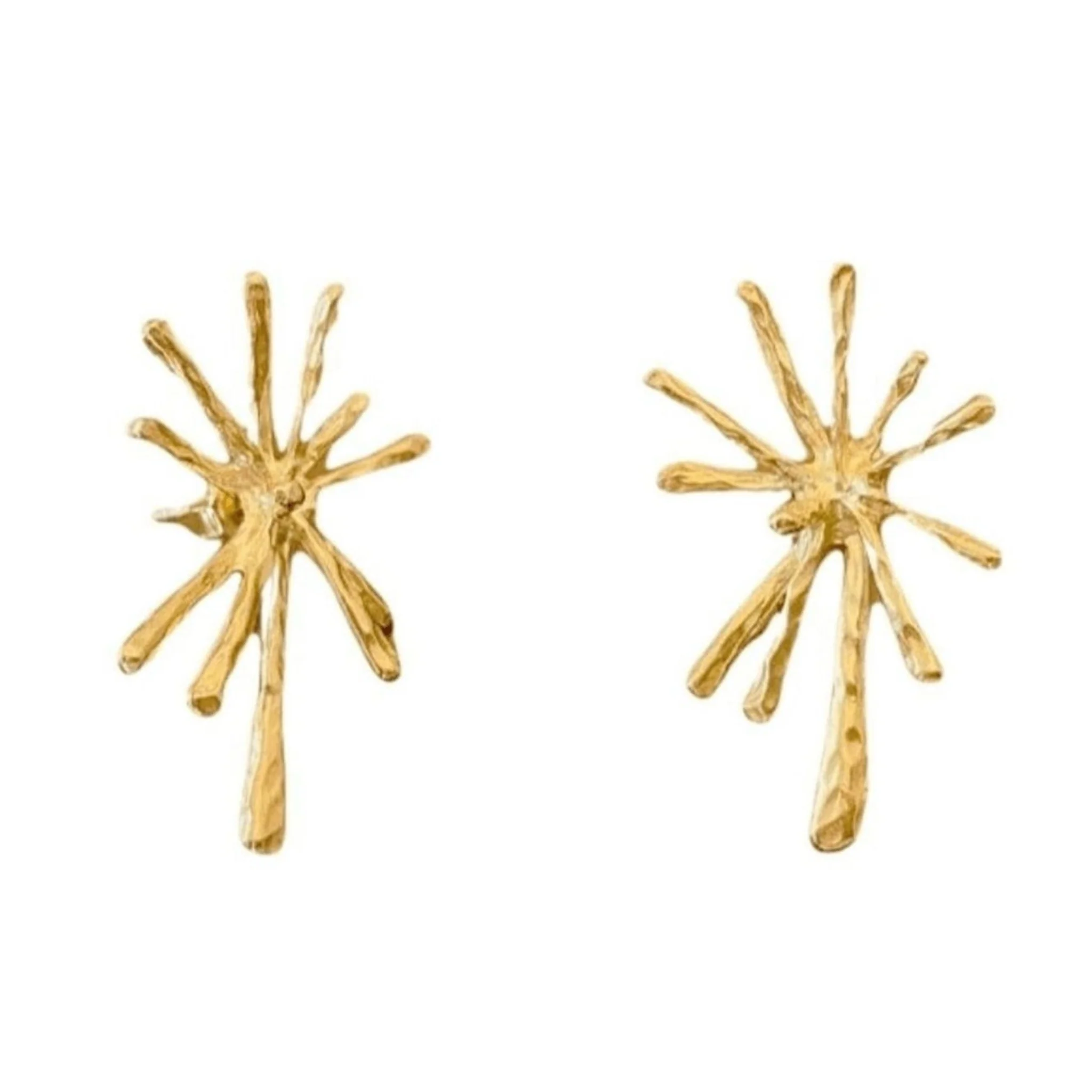 Big Flow Gold Earrings | Gold