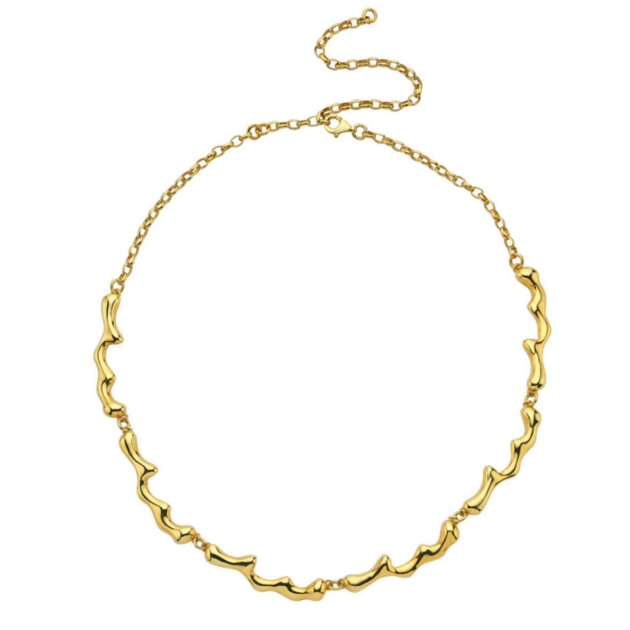 Drop Necklace Choker | Gold