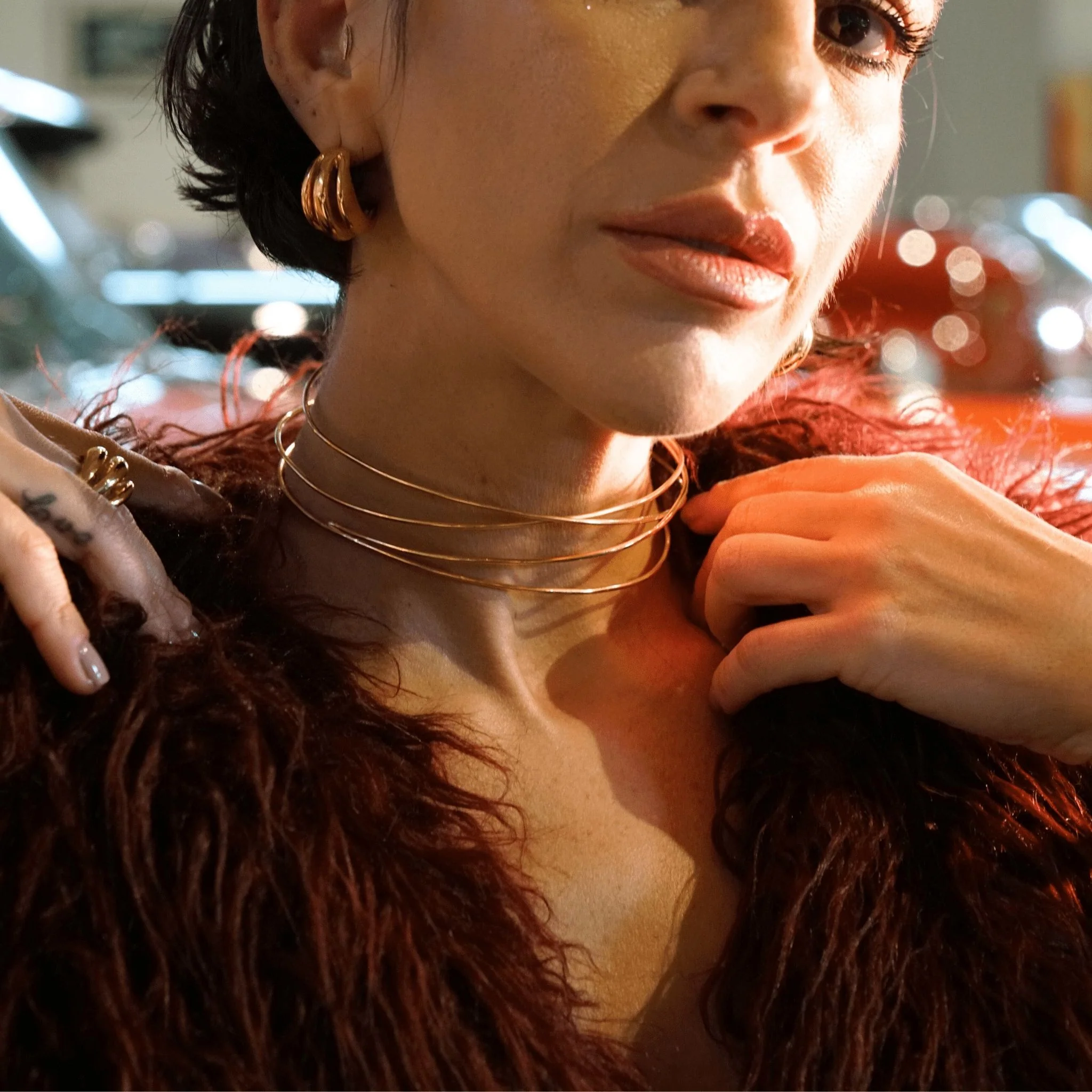 Geometric Choker | Gold - Image 5
