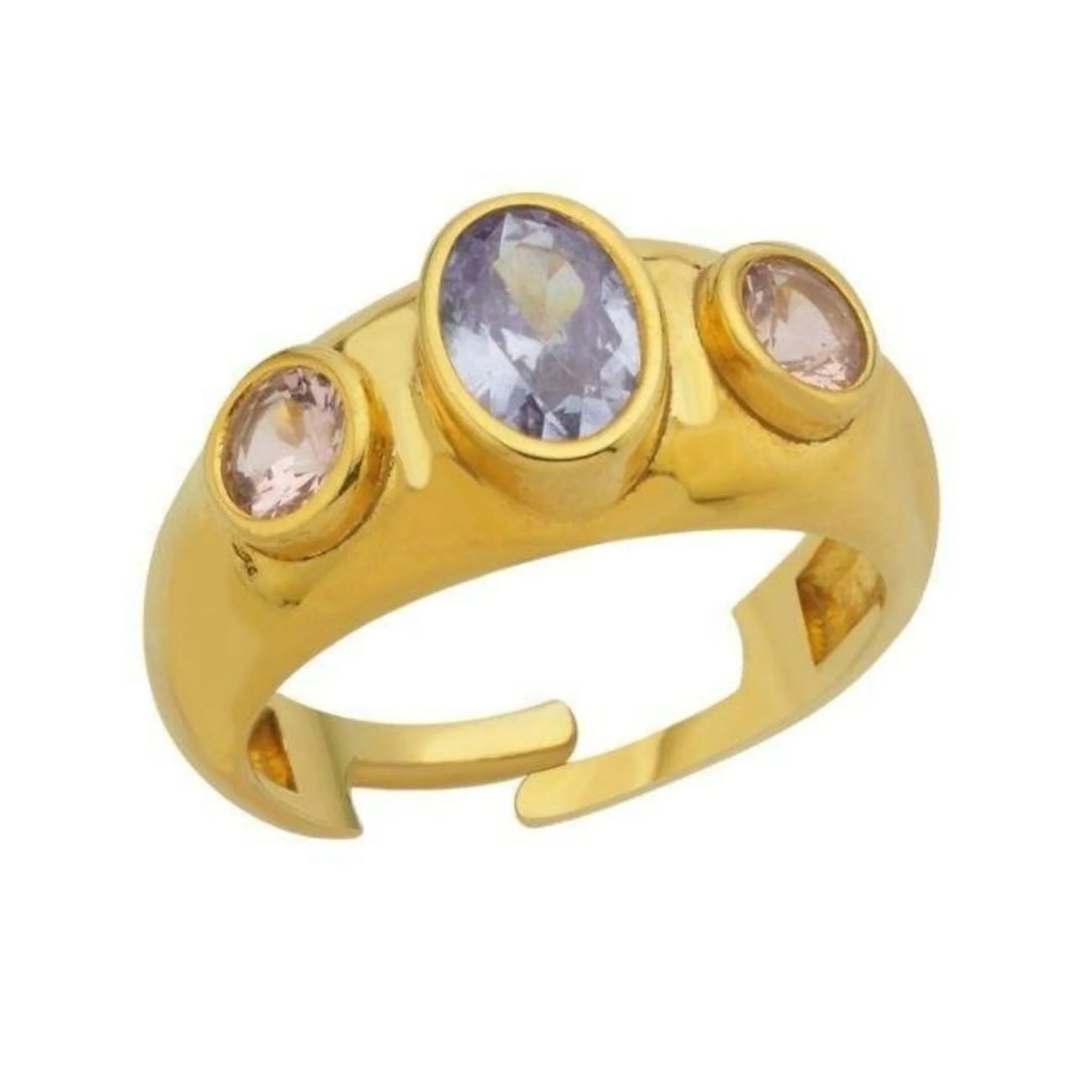 Lilac Stone Signet Ring
