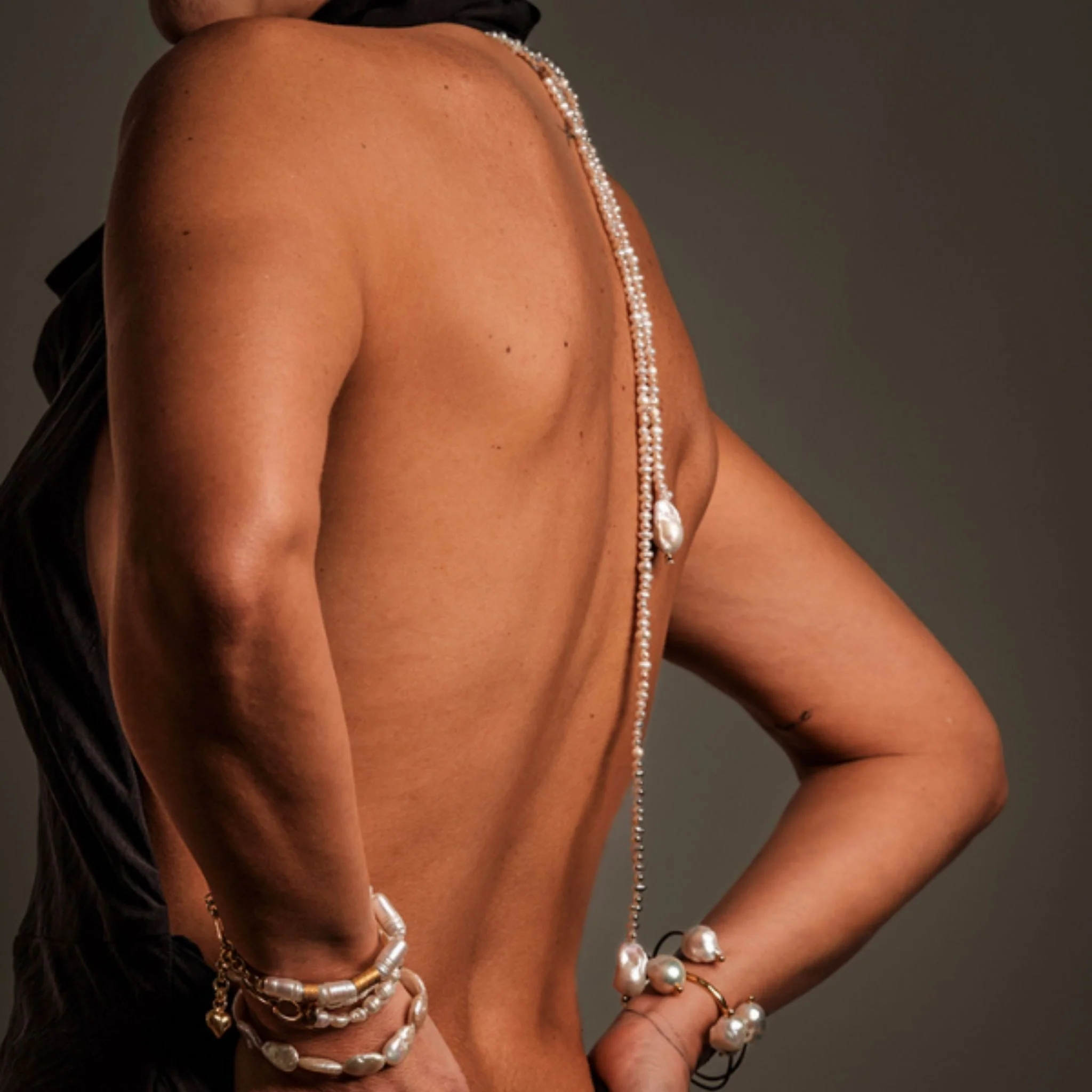 Long Pearl Necklace - Image 5