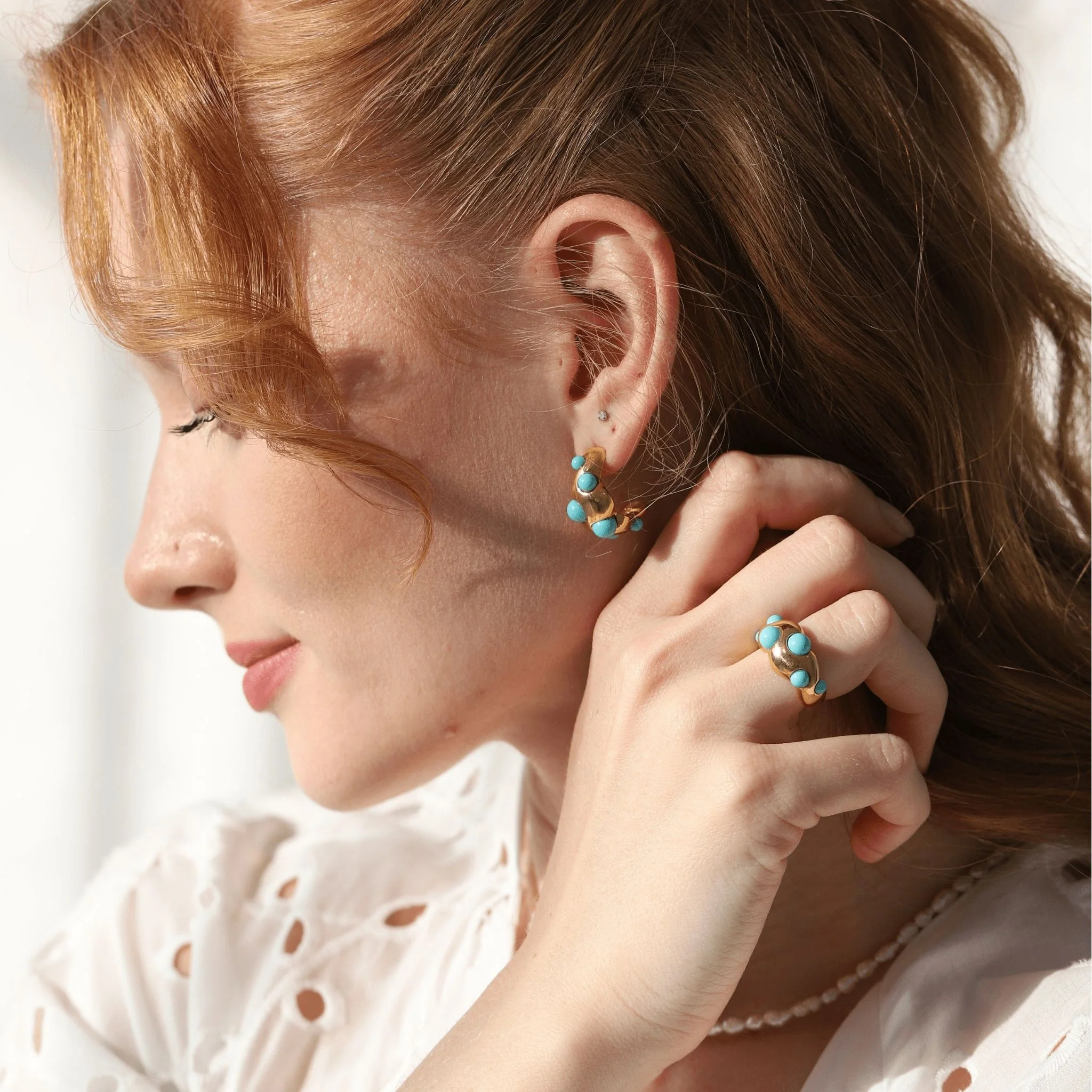 Turquoise Ring | Gold - Image 2