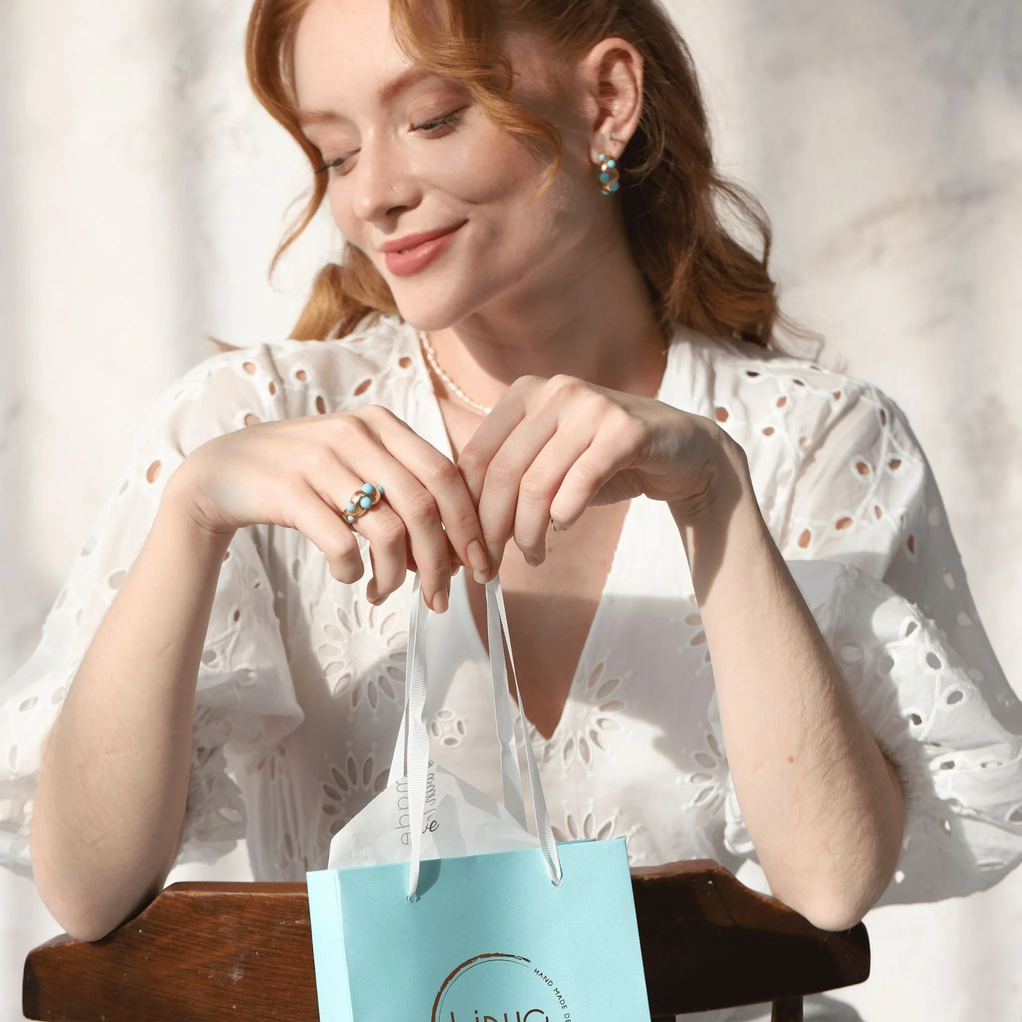 Turquoise Ring | Gold - Image 3