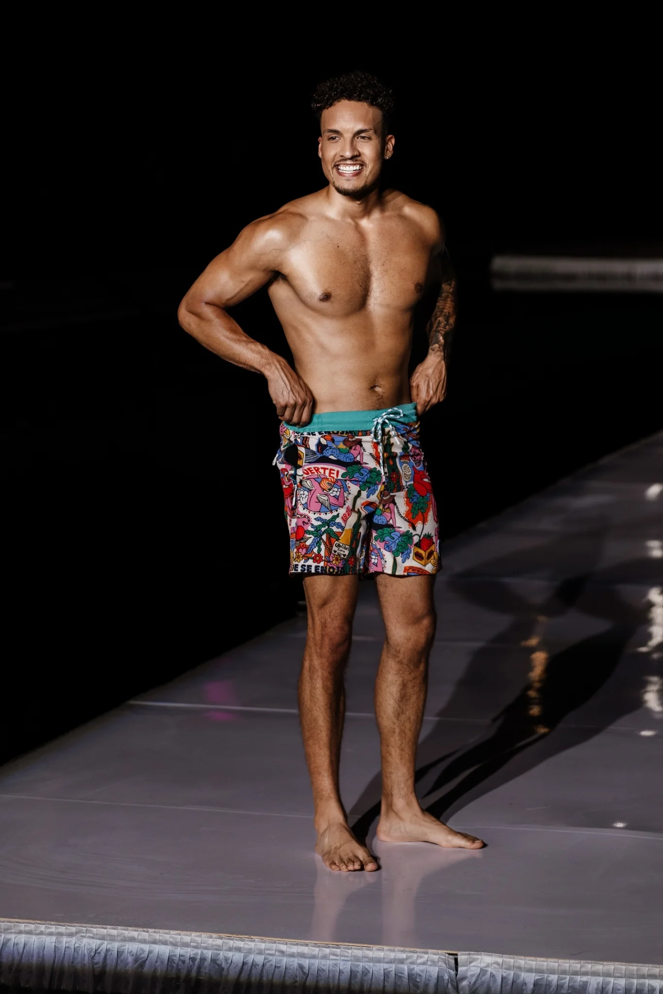 Fuerte Print Eco-Friendly Board Swimshorts - Image 6