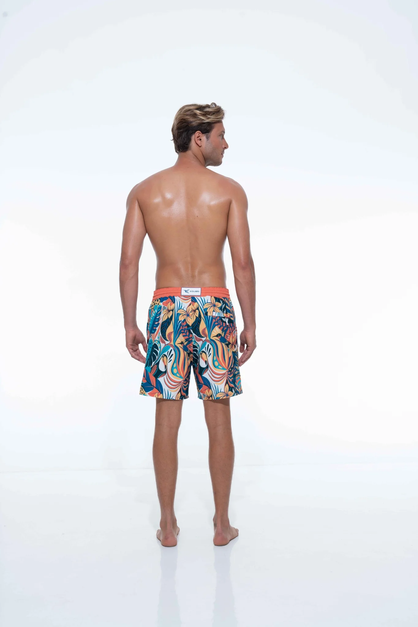 Jungle Print Eco-Friendly Board Swimshorts - Image 3