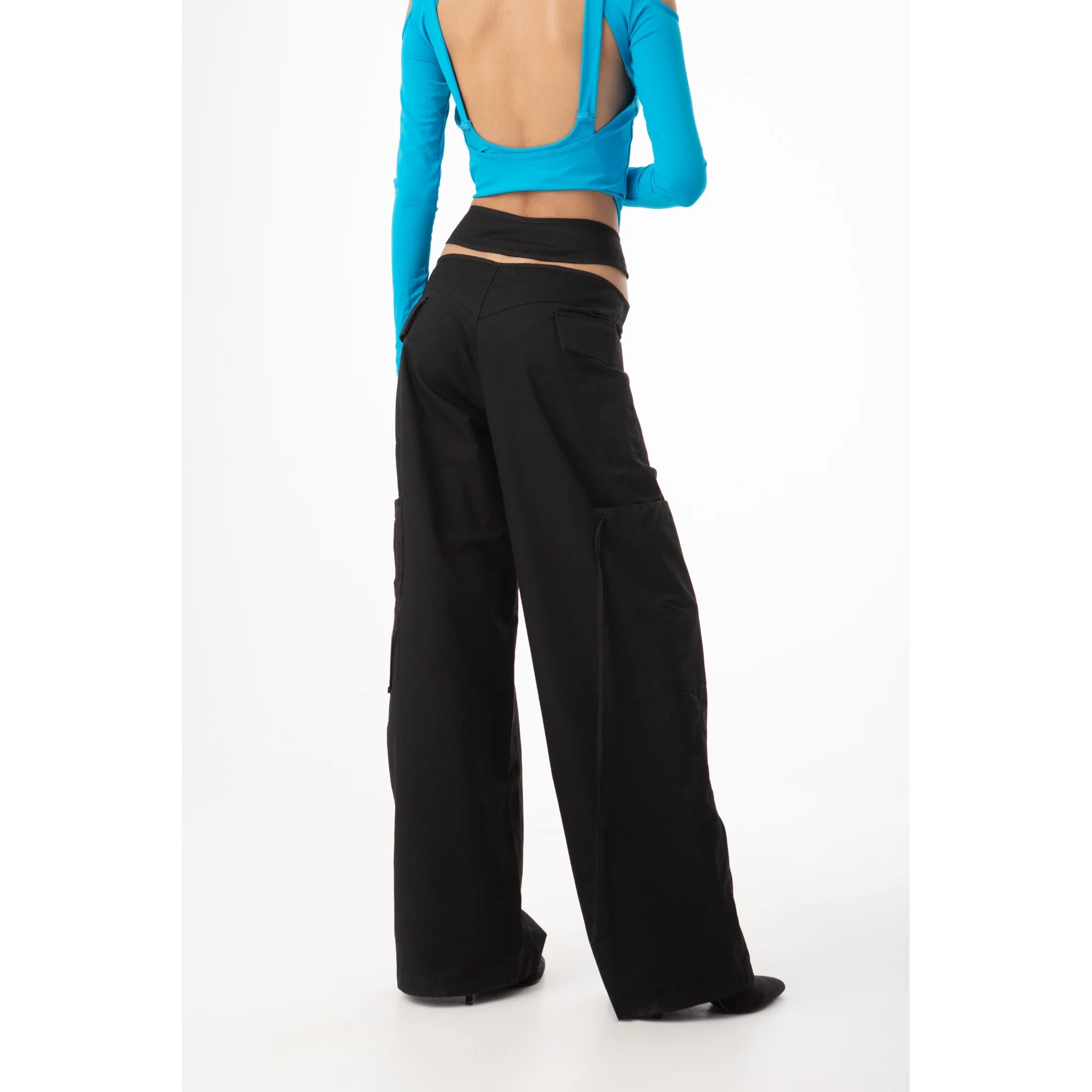 Lumbar Cargo Pants | Black - Image 5