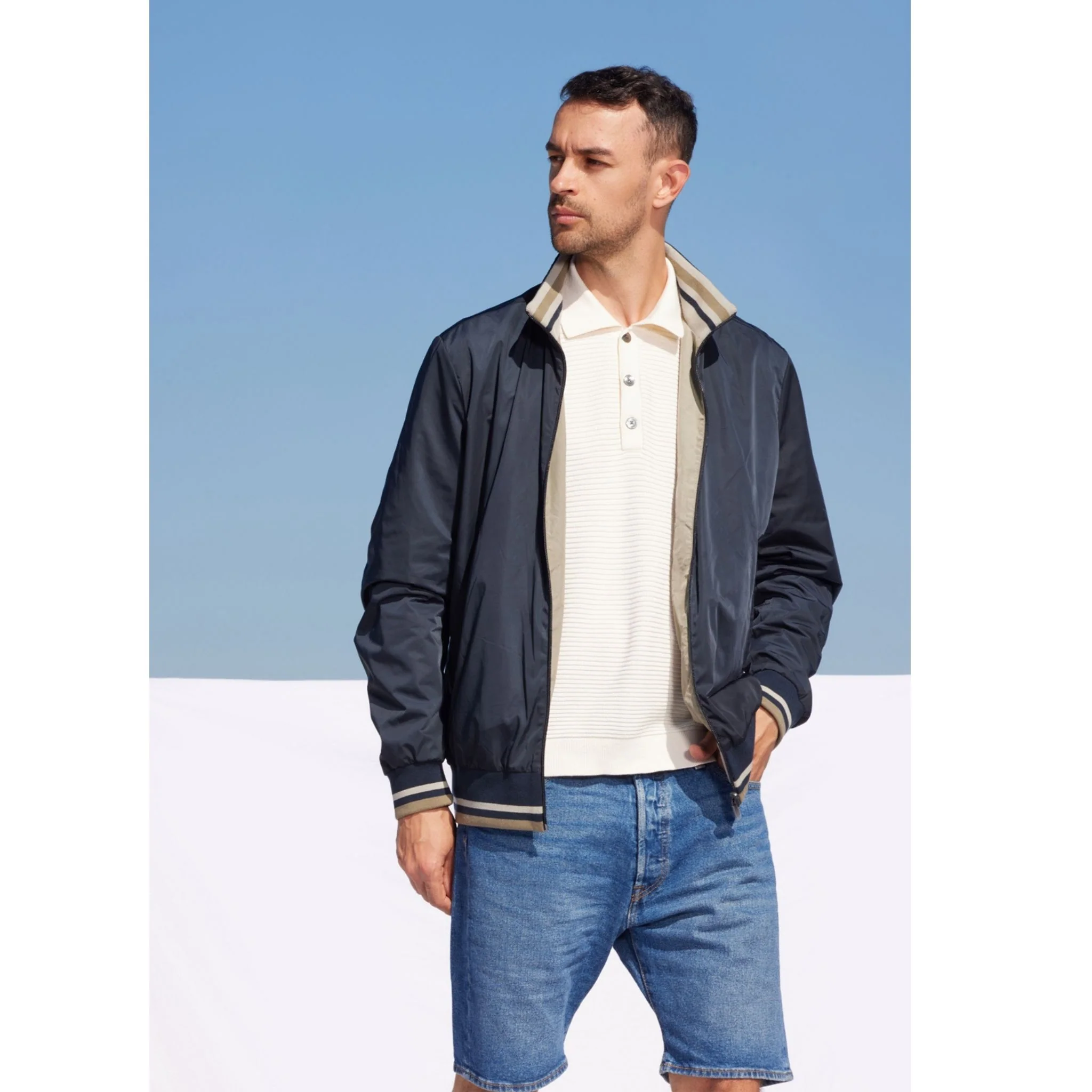 Men's Jacket Lusio | Navy - Image 3