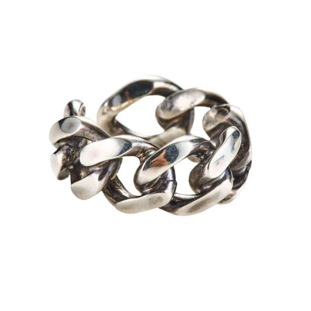 Silver Chain Connect Ring - Image 3