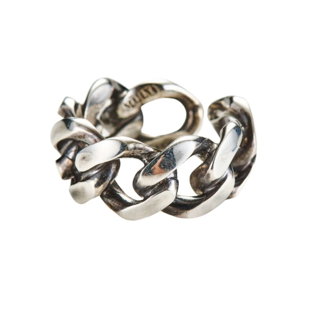 Silver Chain Connect Ring - Image 4