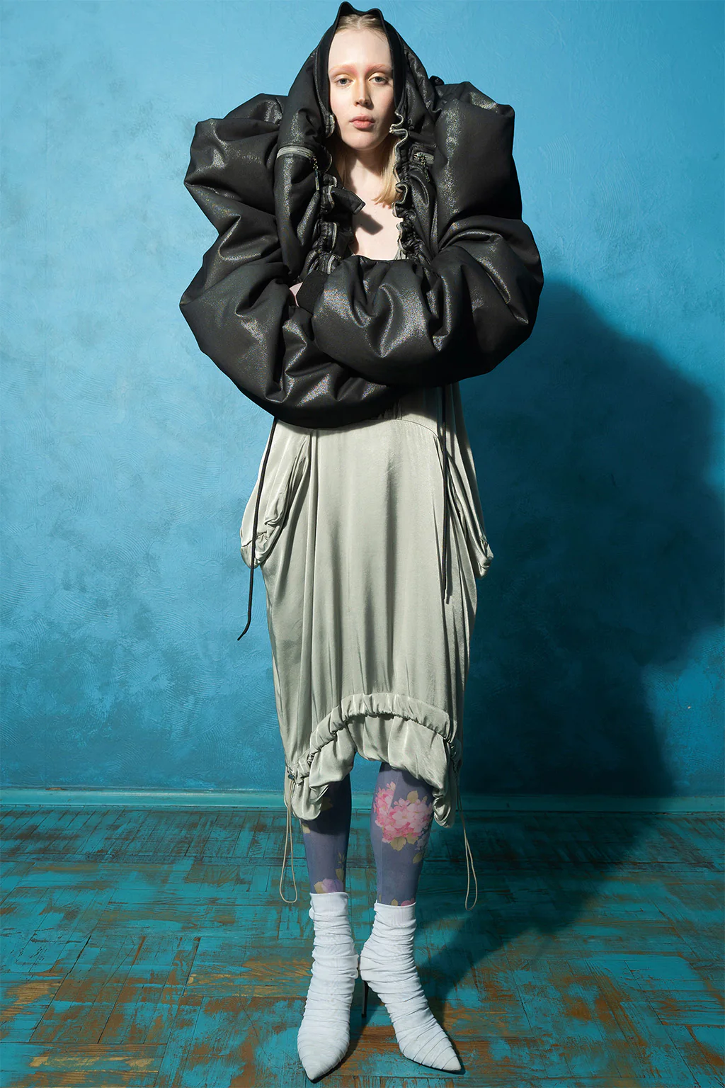Black Fairy Voluminous Bomber - Image 4