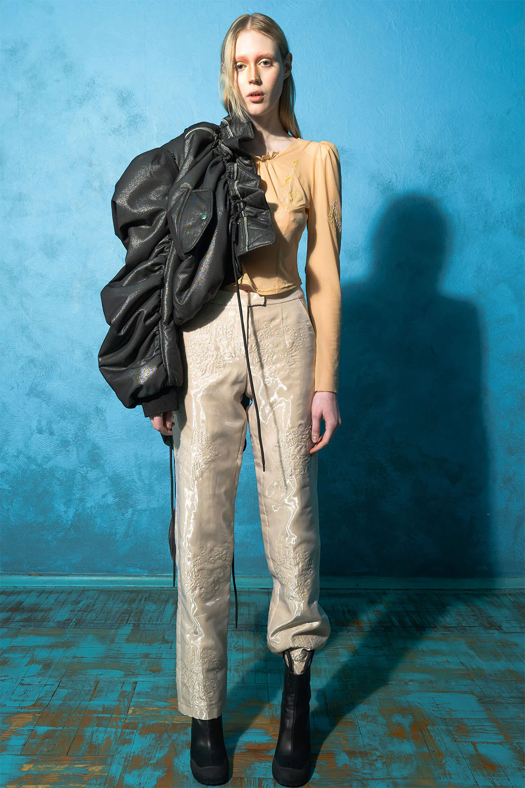 Black Fairy Voluminous Bomber - Image 5