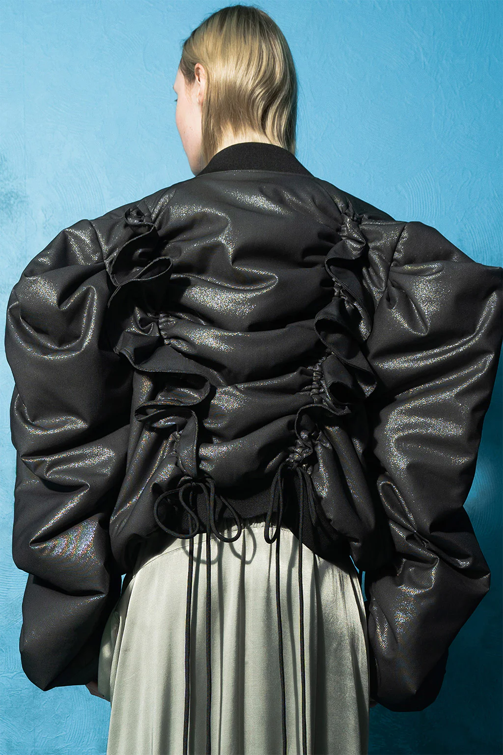 Black Fairy Voluminous Bomber - Image 6
