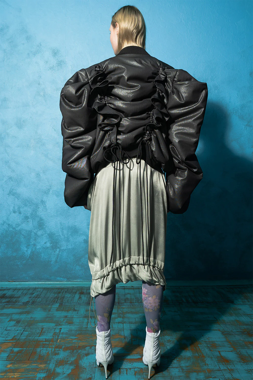 Black Fairy Voluminous Bomber - Image 7