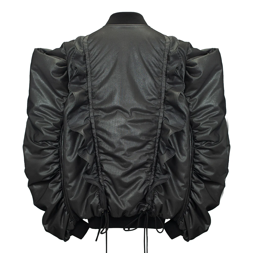 Black Fairy Voluminous Bomber - Image 8
