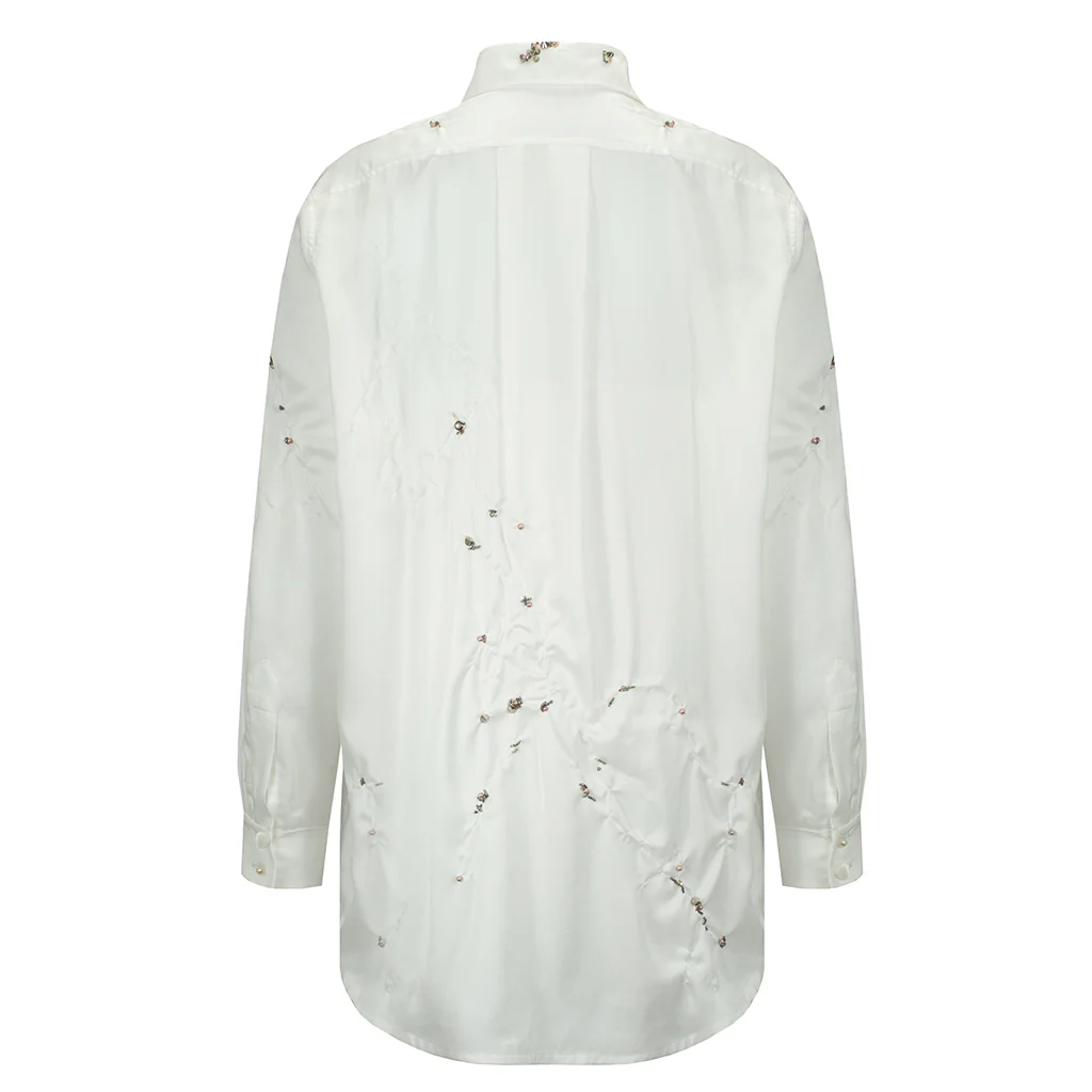 Couture White Wrinkled Shirt - Image 6