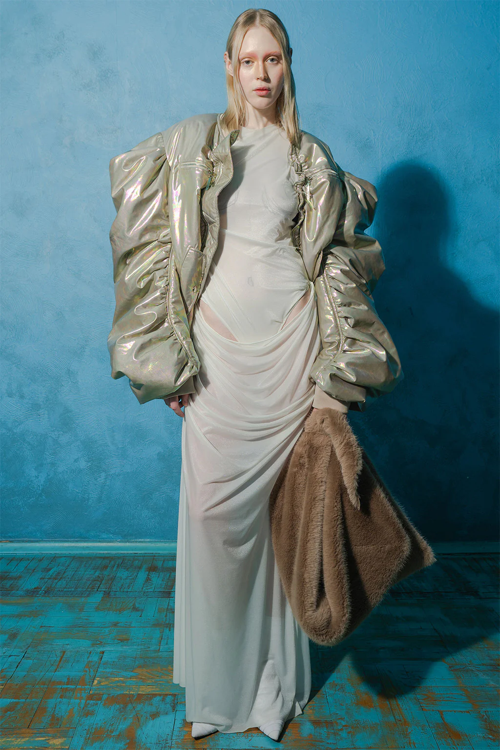 Golden Fairy Voluminous Bomber - Image 5