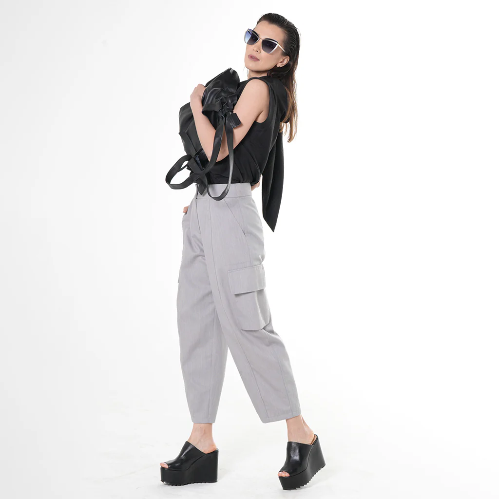 Denim Cargo Pants - Image 3