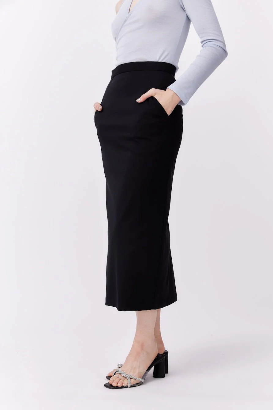 Column Skirt | Black - Image 4