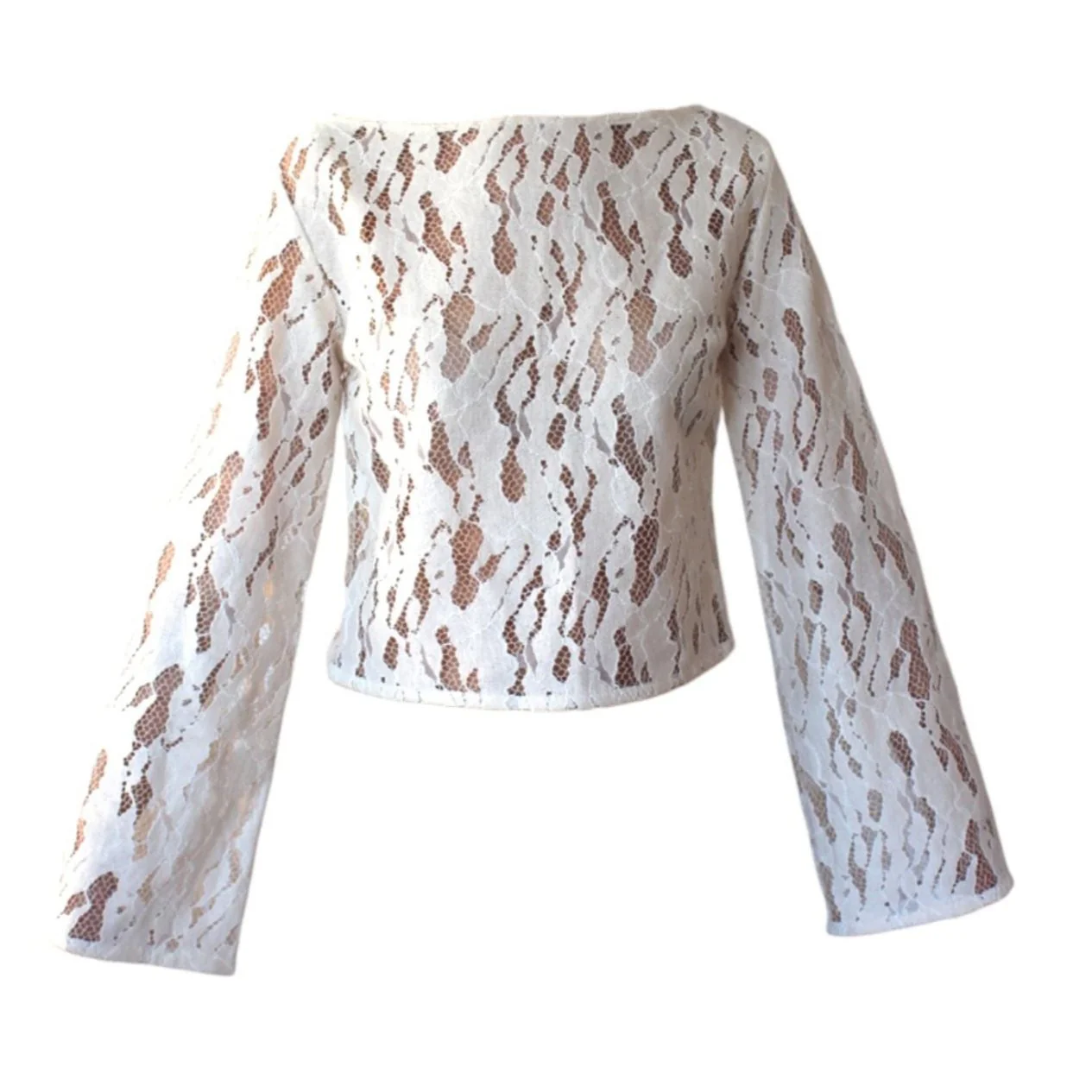 Lace Top | White - Image 2