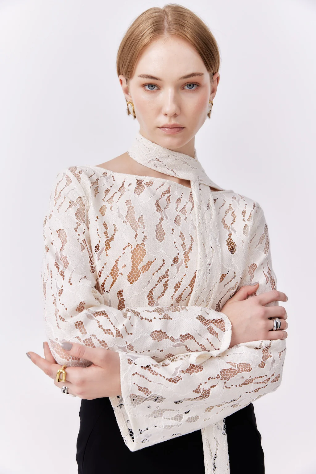 Lace Top | White - Image 5