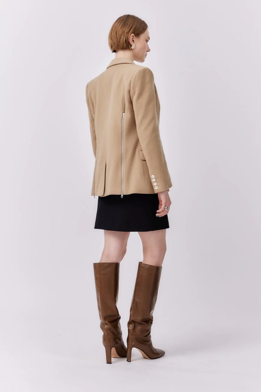 Wool Blazer | Beige - Image 4