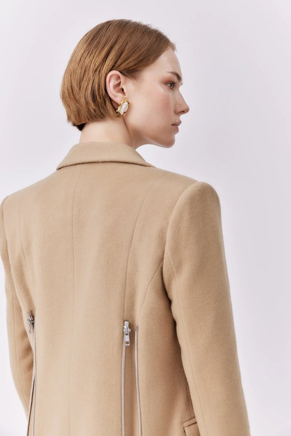 Wool Blazer | Beige - Image 5